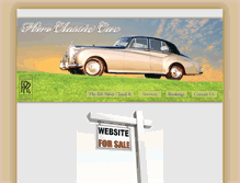 Tablet Screenshot of hireclassiccar.com